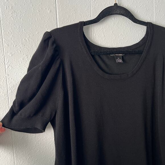 BY Design Womens Sweater 3X Short Puff Sleeve Soft Stretch Office Career Casual - Picture 5 of 12
